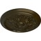 Ekena Millwork Vienna Ceiling Medallion (Fits Canopies up to 3 1/4"), Hand-Painted Green Gold, 16 7/8"OD x 5/8"P CM17VIGGS - alternate 4
